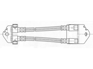 CEF 512362 stabdžių žarnelė 
 Stabdžių sistema -> Stabdžių žarnelės
3C112282AA, 4041435, 4519465