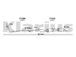 KLARIUS 330063U išmetimo sistema 
 Išmetimo sistema -> Išmetimo sistema, visa