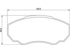 MAGNETI MARELLI 363710201354 stabdžių trinkelių rinkinys, diskinis stabdys 
 Techninės priežiūros dalys -> Papildomas remontas
77364862, 425242, 425243, 425458