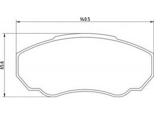 MAGNETI MARELLI 363710201354 stabdžių trinkelių rinkinys, diskinis stabdys 
 Techninės priežiūros dalys -> Papildomas remontas
77364862, 425242, 425243, 425458