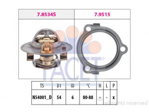 FACET 7.8534 termostatas, aušinimo skystis 
 Aušinimo sistema -> Termostatas/tarpiklis -> Thermostat
8 AG1-15-171, 8 AG1-15-171 A, RF03-15-171A