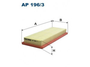 FILTRON AP196/3 oro filtras 
 Techninės priežiūros dalys -> Techninės priežiūros intervalai
13717534845, 1444QS, 1444QR