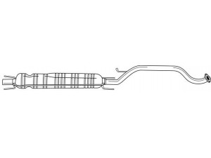 AKS DASIS SG41437 vidurinis duslintuvas