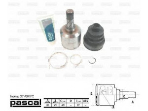 PASCAL G7V001PC jungčių komplektas, kardaninis velenas
5003845, 6843203, 8111306, 8601096