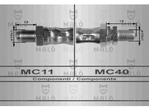 MAL? 8600 stabdžių žarnelė 
 Stabdžių sistema -> Stabdžių žarnelės
1638393, 1666247, 1666460, 6125634