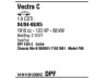 FONOS VHH18129BC išmetimo sistema 
 Išmetimo sistema -> Išmetimo sistema, visa