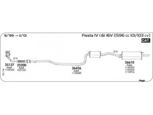 AKS DASIS SGFO179 išmetimo sistema