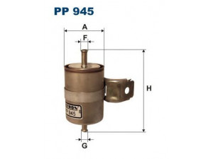 FILTRON PP945 kuro filtras 
 Techninės priežiūros dalys -> Papildomas remontas
FS125
