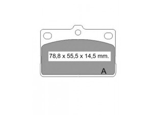 VEMA 830990 stabdžių trinkelių rinkinys, diskinis stabdys