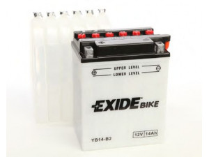 EXIDE YB14-B2 starterio akumuliatorius; starterio akumuliatorius 
 Elektros įranga -> Akumuliatorius