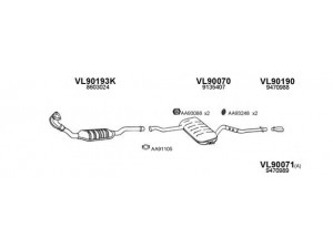 VENEPORTE 900047 išmetimo sistema 
 Išmetimo sistema -> Išmetimo sistema, visa