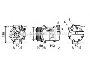 AVA QUALITY COOLING SBK071 kompresorius, oro kondicionierius 
 Oro kondicionavimas -> Kompresorius/dalys
12770420