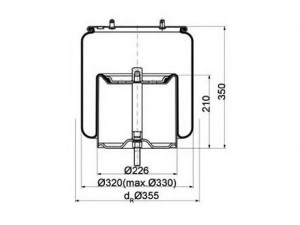 PE Automotive 084.119-12A dėklas, pneumatinė pakaba 
 Pakaba -> Pneumatinė pakaba
001379392, 001440294, 001543691