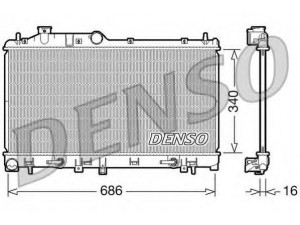 DENSO DRM36008 radiatorius, variklio aušinimas 
 Aušinimo sistema -> Radiatorius/alyvos aušintuvas -> Radiatorius/dalys
45111AG000, 45111AG001, 45119AG000