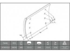 ABEX B2302170 stabdžių antdėklo rinkinys, būgninis stabdys 
 Techninės priežiūros dalys -> Papildomas remontas
1057002500, 1057312500, 3057312400