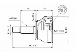 STATIM C.364 jungčių komplektas, kardaninis velenas 
 Ratų pavara -> Sujungimai/komplektas
7701351264, 7701351124, 7701349689