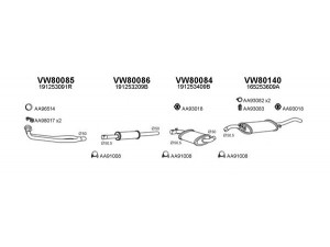 VENEPORTE 800245 išmetimo sistema 
 Išmetimo sistema -> Išmetimo sistema, visa