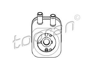 TOPRAN 110 495 alyvos aušintuvas, variklio alyva 
 Aušinimo sistema -> Radiatorius/alyvos aušintuvas -> Alyvos aušintuvas
028 117 021C, 028 117 021E, 028 117 021C