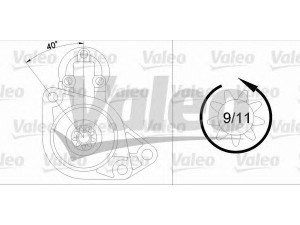 VALEO 436020 starteris 
 Elektros įranga -> Starterio sistema -> Starteris
068911023G, 068911023GX, 068911024K