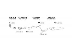 VENEPORTE 630066 išmetimo sistema