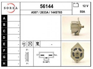 EAI 56144 kintamosios srovės generatorius 
 Elektros įranga -> Kint. sr. generatorius/dalys -> Kintamosios srovės generatorius