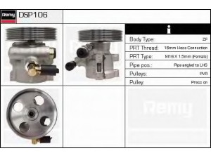 DELCO REMY DSP106 hidraulinis siurblys, vairo sistema 
 Vairavimas -> Vairo pavara/siurblys
9626552081