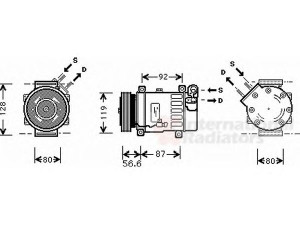 VAN WEZEL 0900K238 kompresorius, oro kondicionierius 
 Oro kondicionavimas -> Kompresorius/dalys
6453NK, 96454404, 6453NL, 6453SC