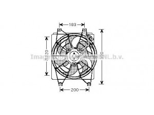 AVA QUALITY COOLING HY7522 ventiliatorius, radiatoriaus 
 Aušinimo sistema -> Oro aušinimas
9773022010, 9773022050, 9773022080