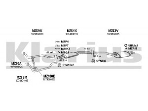 KLARIUS 600448U išmetimo sistema