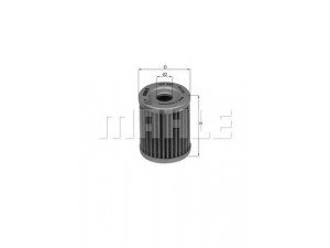KNECHT OX 407 alyvos filtras 
 Techninės priežiūros dalys -> Techninės priežiūros intervalai
16510-25C00, 52010S002, 5RU1344000