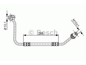 BOSCH 1 987 476 512 stabdžių žarnelė 
 Stabdžių sistema -> Stabdžių žarnelės
1655850, 6142527, 86VB 2078 CA