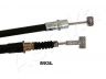 ASHIKA 131-05-593L trosas, stovėjimo stabdys 
 Stabdžių sistema -> Valdymo svirtys/trosai
MB520347