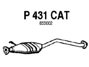 FENNO P431CAT katalizatoriaus keitiklis 
 Išmetimo sistema -> Katalizatoriaus keitiklis
BM90044H, 855002, 855030, 90233931