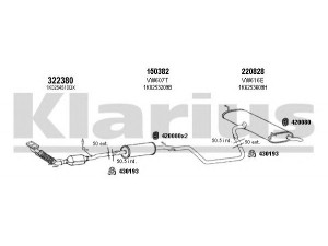 KLARIUS 931259E išmetimo sistema