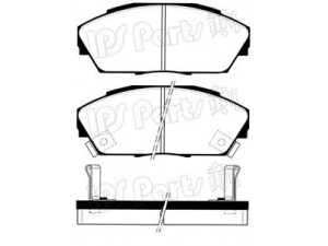 IPS Parts IBD-1440 stabdžių trinkelių rinkinys, diskinis stabdys 
 Techninės priežiūros dalys -> Papildomas remontas
45022-SG0-G11, 45022SA4A11, 45022SA4A12