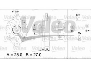 VALEO 436716 kintamosios srovės generatorius
3618907M1, 3618907M1