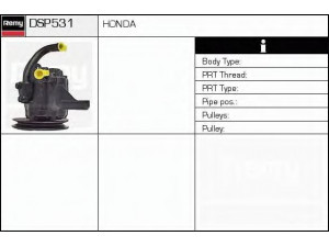DELCO REMY DSP531 hidraulinis siurblys, vairo sistema 
 Vairavimas -> Vairo pavara/siurblys