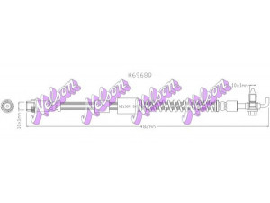 Brovex-Nelson H6968Q stabdžių žarnelė 
 Stabdžių sistema -> Stabdžių žarnelės
4806N1, 4806N1