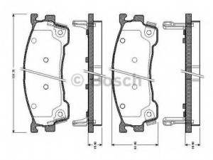 BOSCH 0 986 TB2 226 stabdžių trinkelių rinkinys, diskinis stabdys 
 Techninės priežiūros dalys -> Papildomas remontas
3894048, 3922123, F32Z2001C, F62Z2001BA