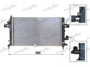 FRIGAIR 0107.3116 radiatorius, variklio aušinimas 
 Aušinimo sistema -> Radiatorius/alyvos aušintuvas -> Radiatorius/dalys
1300278, 13184736