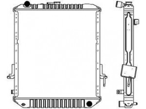 SAKURA  Automotive 1241-0316 radiatorius, variklio aušinimas