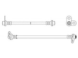 FERODO FHY2749 stabdžių žarnelė 
 Stabdžių sistema -> Stabdžių žarnelės
4806J1, 4806J1