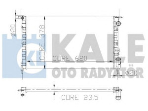 KALE OTO RADYATÖR 108200 radiatorius, variklio aušinimas 
 Aušinimo sistema -> Radiatorius/alyvos aušintuvas -> Radiatorius/dalys
77 00 759 175, 77 00 795 175, 7700795175