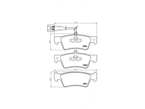 BREMBO P 85 091 stabdžių trinkelių rinkinys, diskinis stabdys 
 Techninės priežiūros dalys -> Papildomas remontas
7H8698451