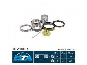 BTA H1M010BTA rato guolio komplektas 
 Ašies montavimas/vairavimo mechanizmas/ratai -> Rato stebulė/montavimas -> Rato guolis
631 330 0051*, 631 330 0251*
