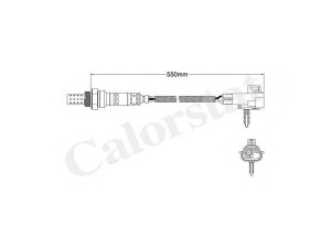 CALORSTAT by Vernet LS140570 lambda jutiklis
12612797, 12572707, 12581966, 12602047
