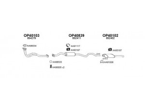 VENEPORTE 400123 išmetimo sistema 
 Išmetimo sistema -> Išmetimo sistema, visa