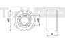 TREVI AUTOMOTIVE WB1574 rato guolio komplektas 
 Ašies montavimas/vairavimo mechanizmas/ratai -> Rato stebulė/montavimas -> Rato guolis
6025102710, 6025170050