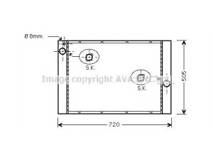 AVA QUALITY COOLING BW2372 radiatorius, variklio aušinimas 
 Aušinimo sistema -> Radiatorius/alyvos aušintuvas -> Radiatorius/dalys
17117534915, 7534915