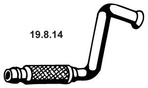 EBERSPÄCHER 19.8.14 išleidimo kolektorius 
 Išmetimo sistema -> Išmetimo vamzdžiai
1717.W6